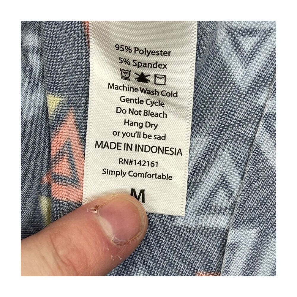 Lularoe Azure A-Line Skirt Women's Medium Multicolor Stretch Geometric Pull On - Picture 4 of 6
